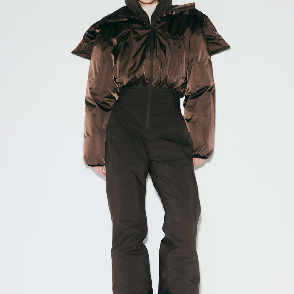 H&M Brown Puffer ski one piece